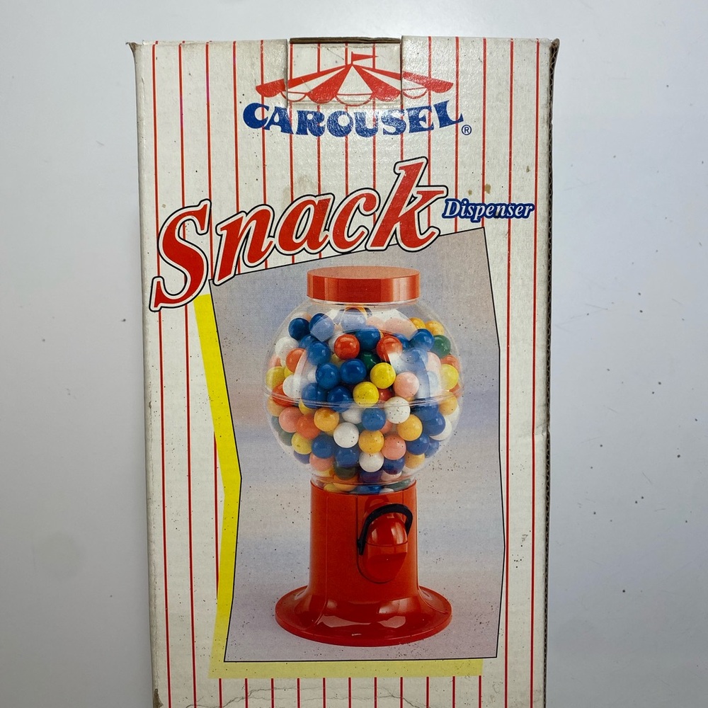 Carousel Blue Snack Dispenser In Original Box